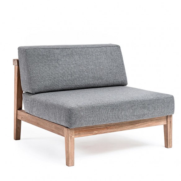 LAUSANNE Garden Lounge Set 7 Seater in Natural Reclaimed Teak