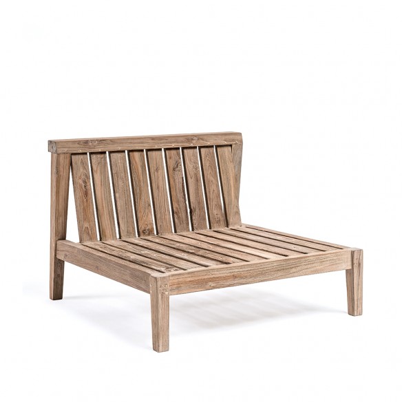 LAUSANNE Garden Lounge Set 7 Seater in Natural Reclaimed Teak