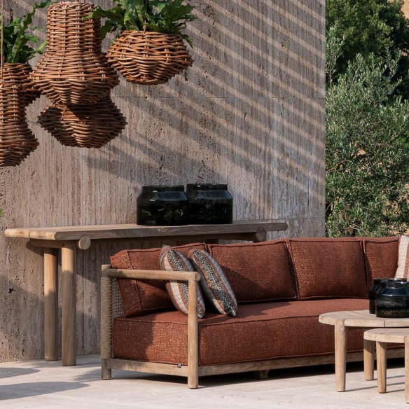 MONA Garden Lounge Set in Natural Reclaimed Teak