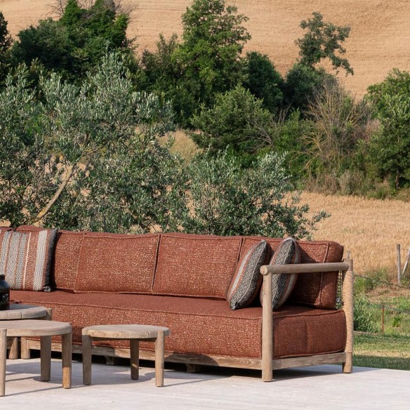 MONA Garden Lounge Set in Natural Reclaimed Teak