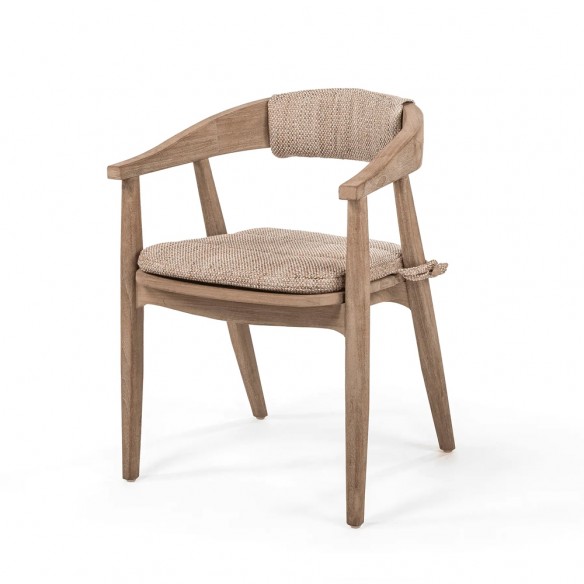 FRESCO Dining Chair in Reclaimed Teak with Seat Cushion